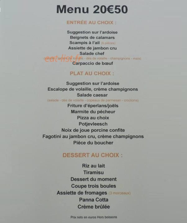 La Bellevue — carte page 3