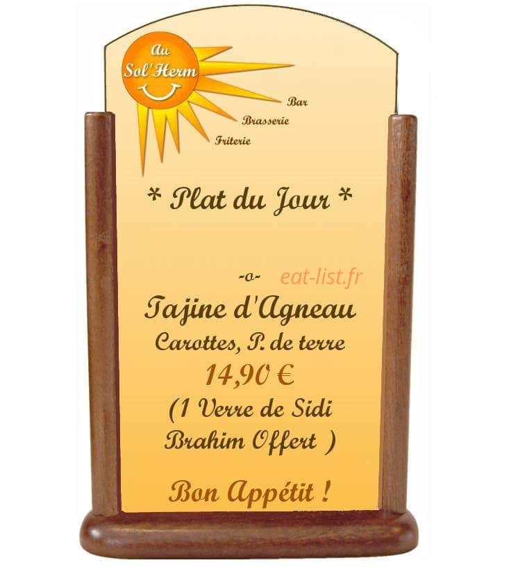 Au Sol'herm — carte page 1