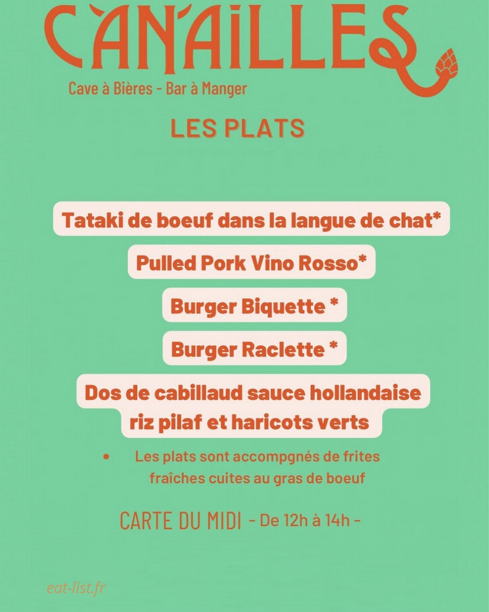 Canailles — carte page 1