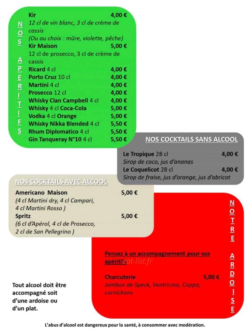 Il Sacristie — carte page 2