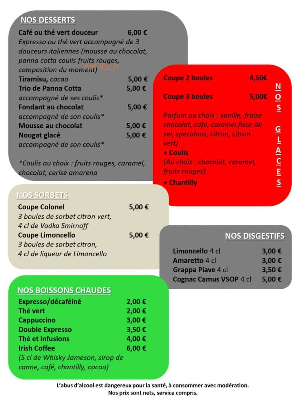 Il Sacristie — carte page 5