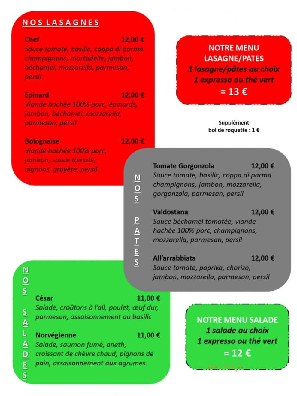 Il Sacristie — carte page 4