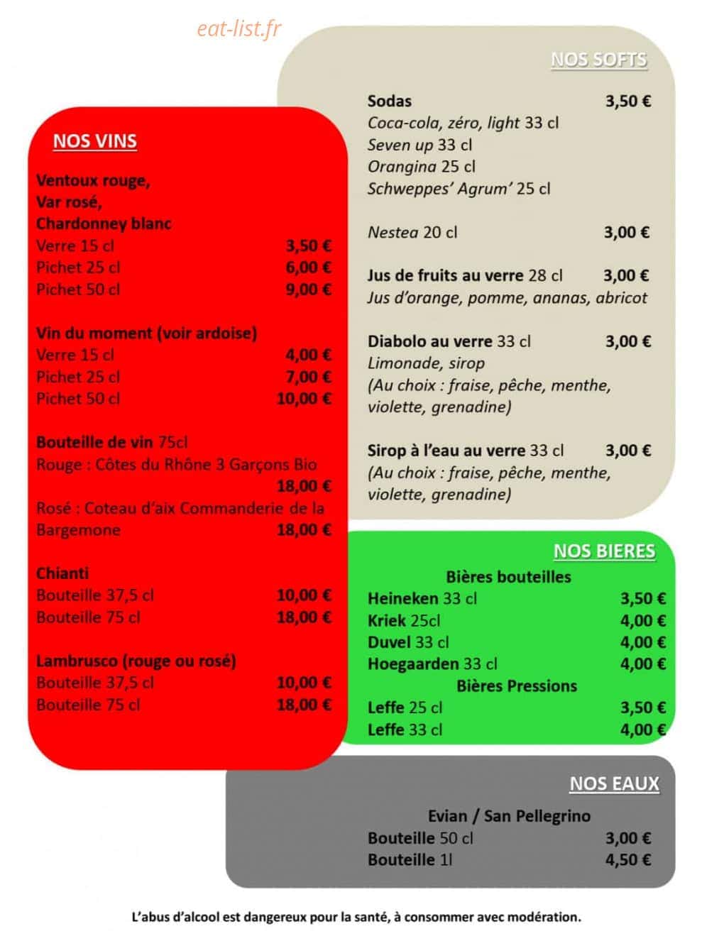 Il Sacristie — carte page 6