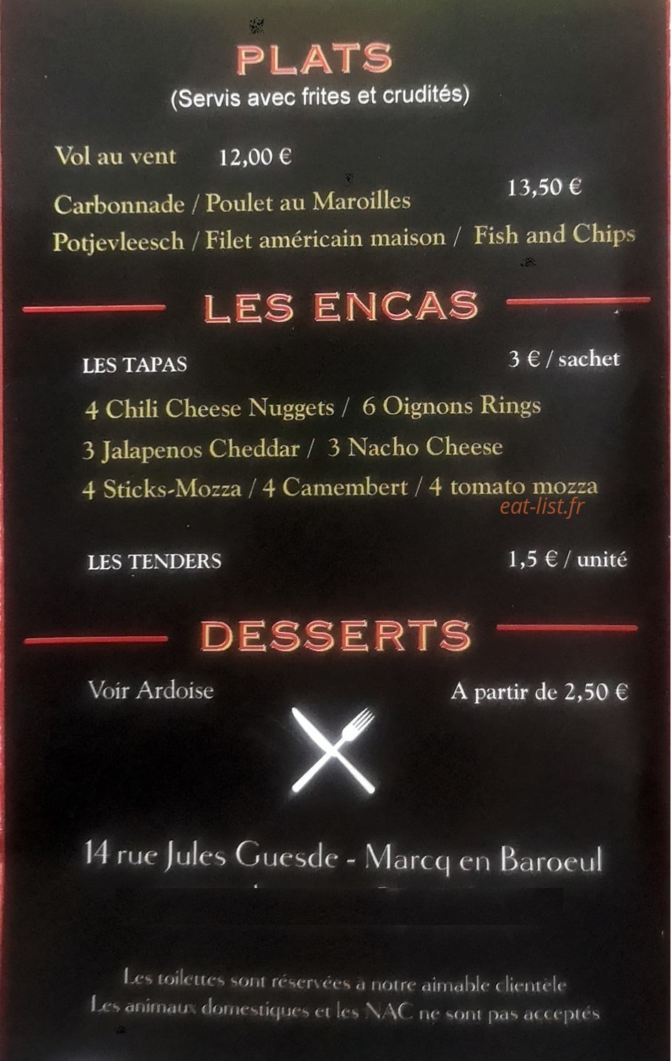 L’entracte — carte page 4
