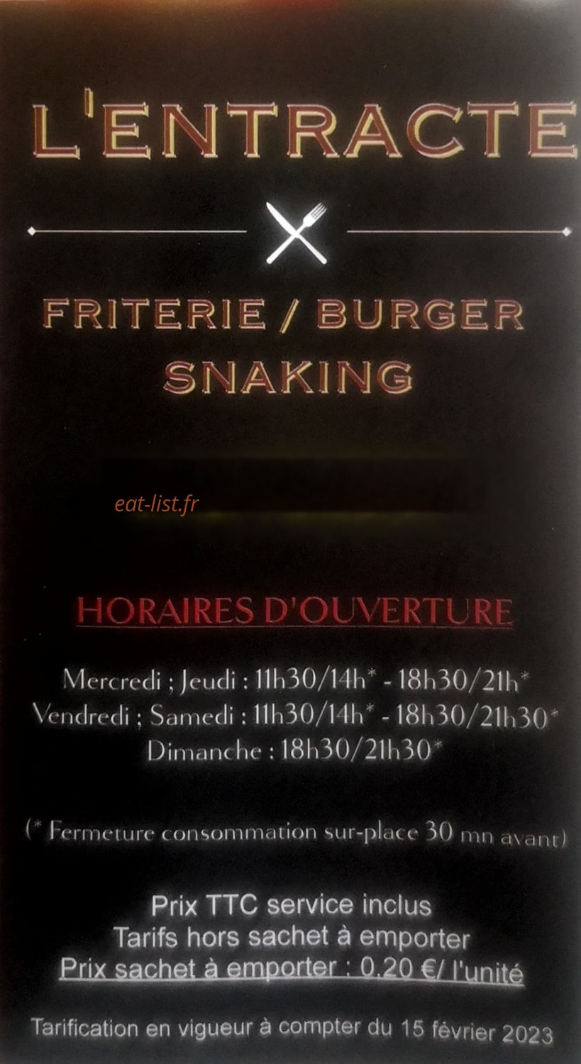 L’entracte — carte page 1