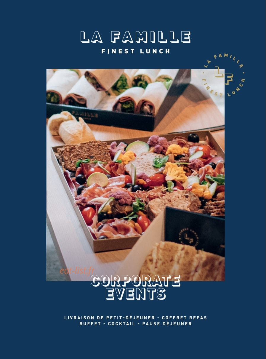 La Famille Finest Lunch — carte page 1
