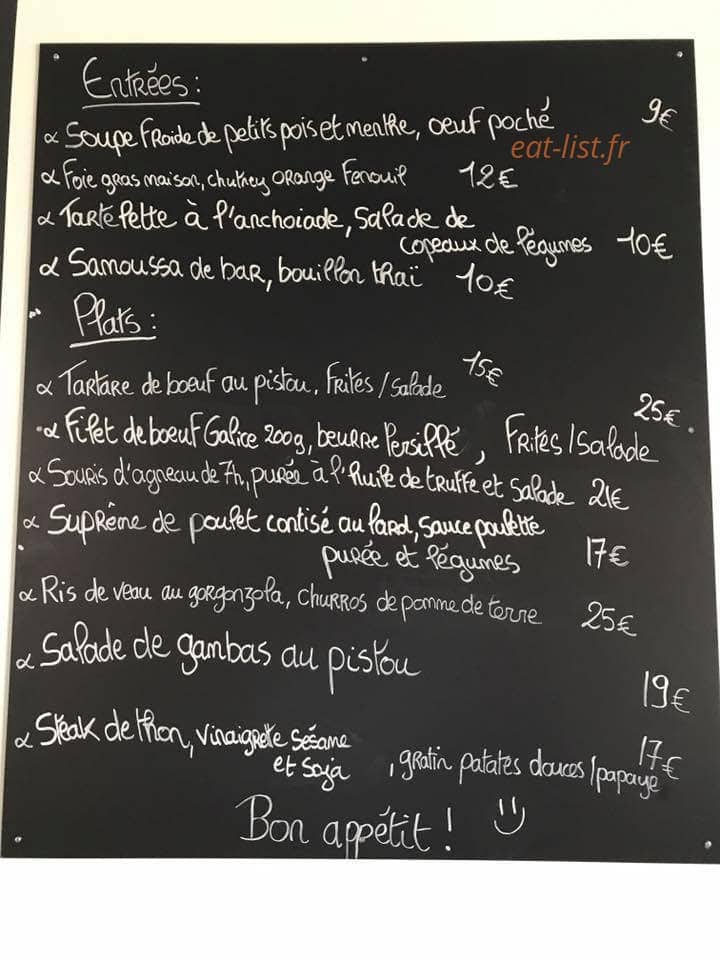 La Passerelle — carte page 1