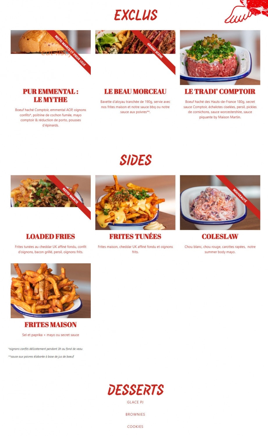 Le Comptoir Volant — carte page 3