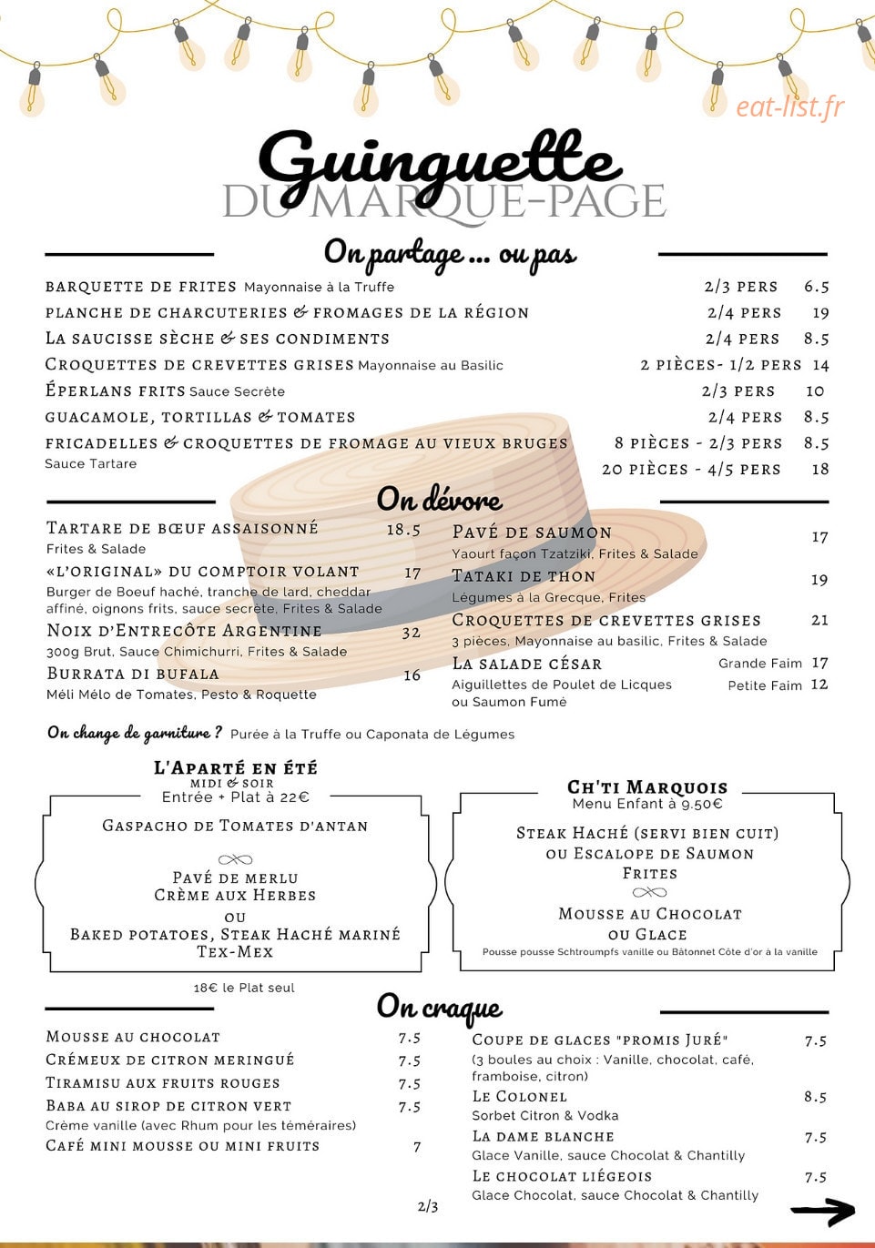 Le Marque Page — carte page 2