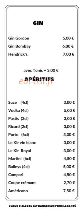 Le Saint Vincent — carte page 8