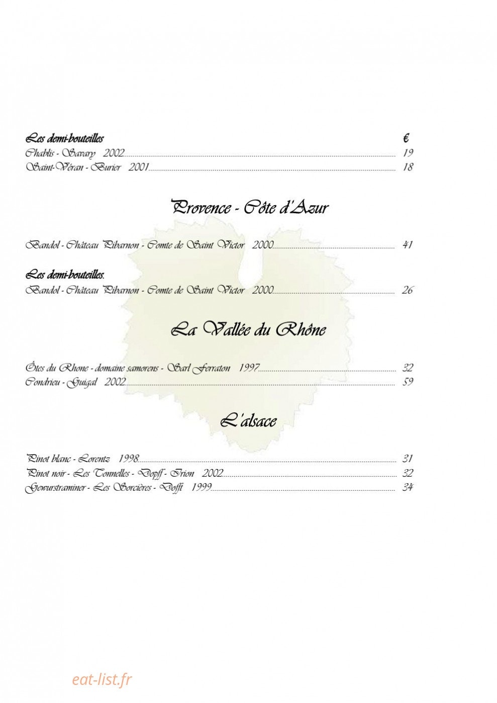 Le Septentrion — carte page 8