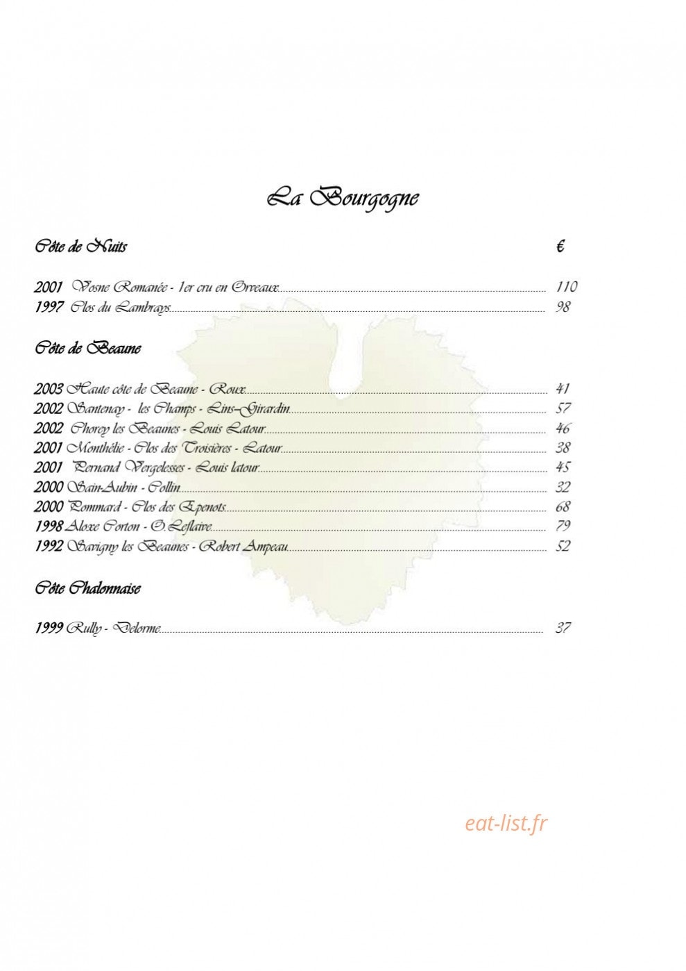 Le Septentrion — carte page 14