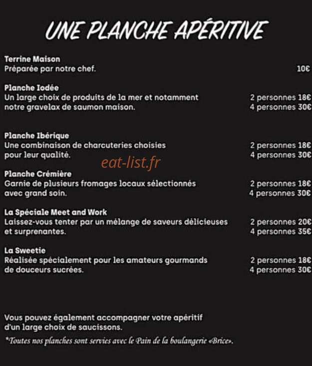Meet and Work — carte page 3