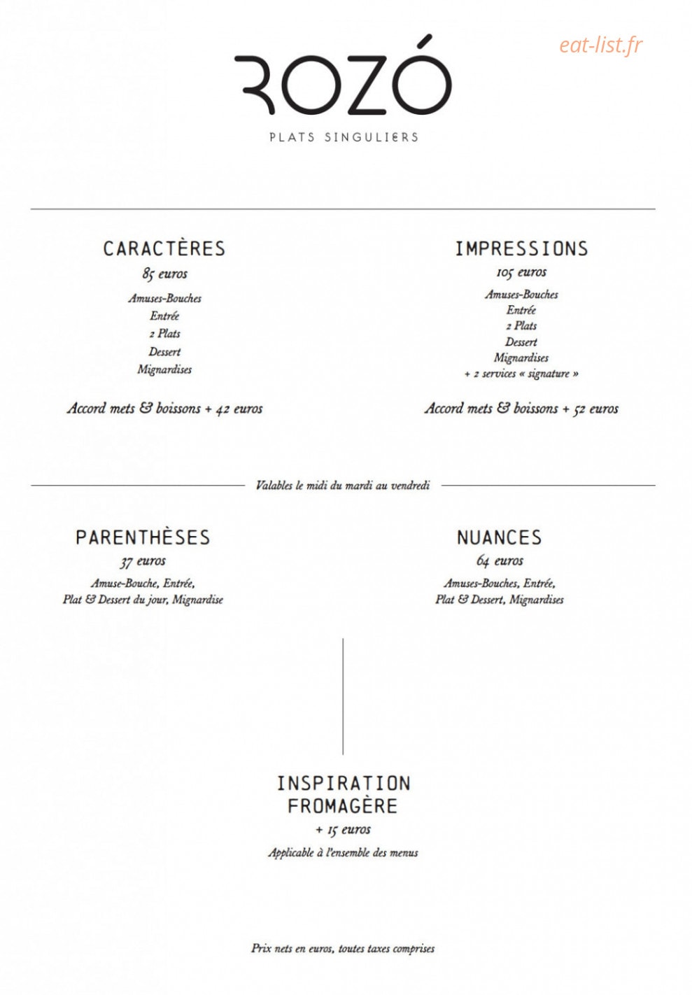 Rozó — carte page 1
