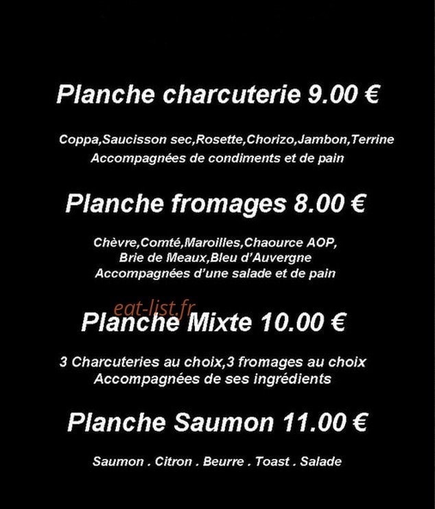 Side Kafé — carte page 2