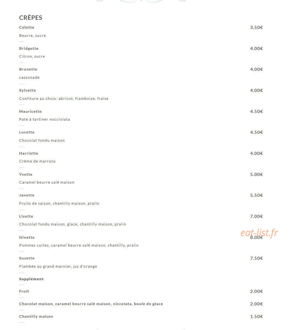 Suzette — carte page 2