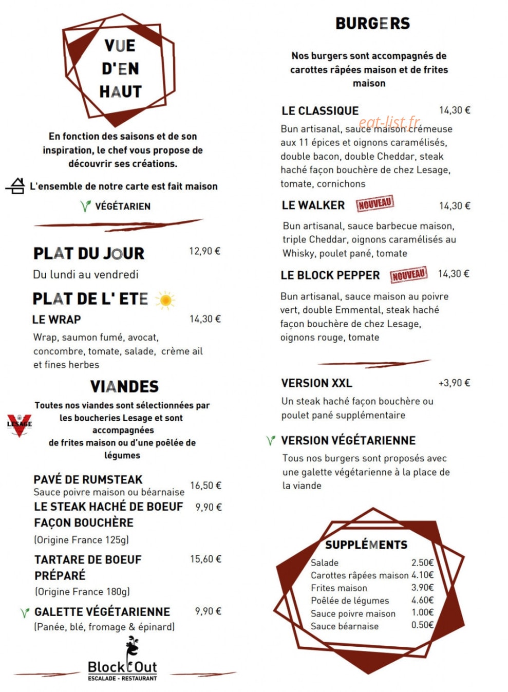 Vue d'en Haut — carte page 1