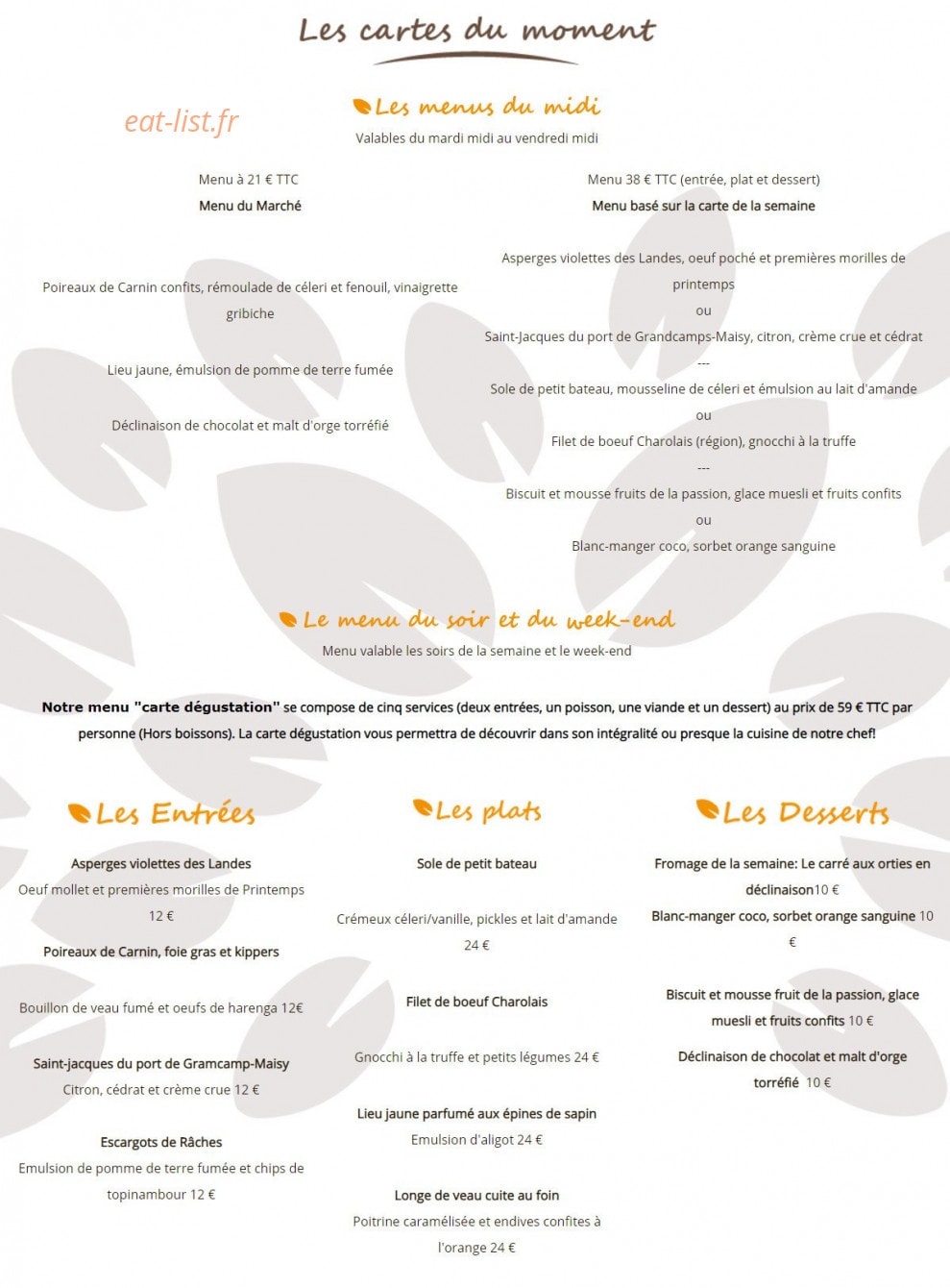 L'âme au vert — carte page 1