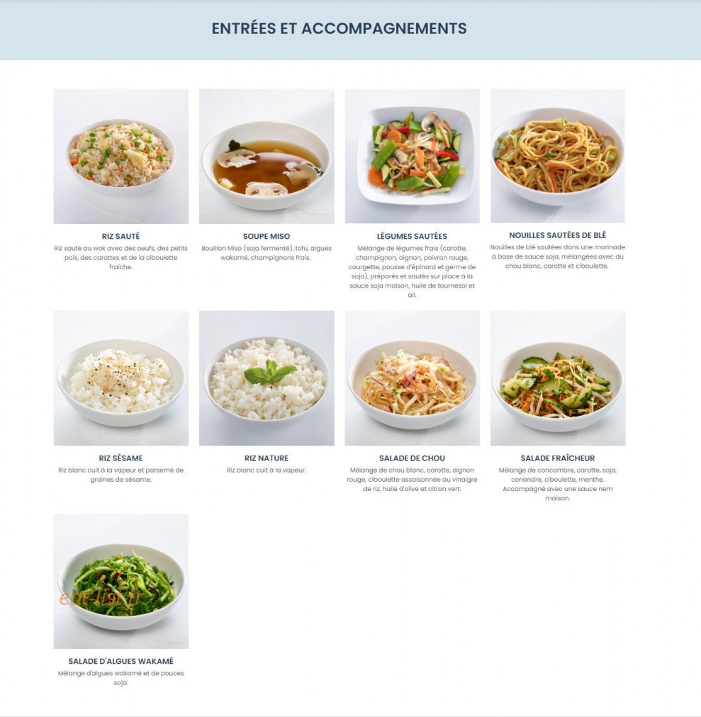 Taobento — carte page 1