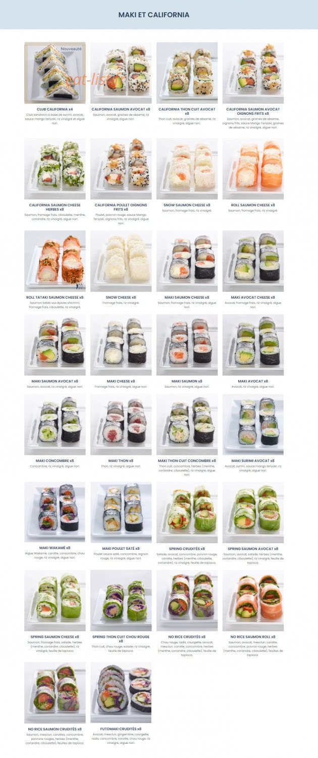 Taobento — carte page 2