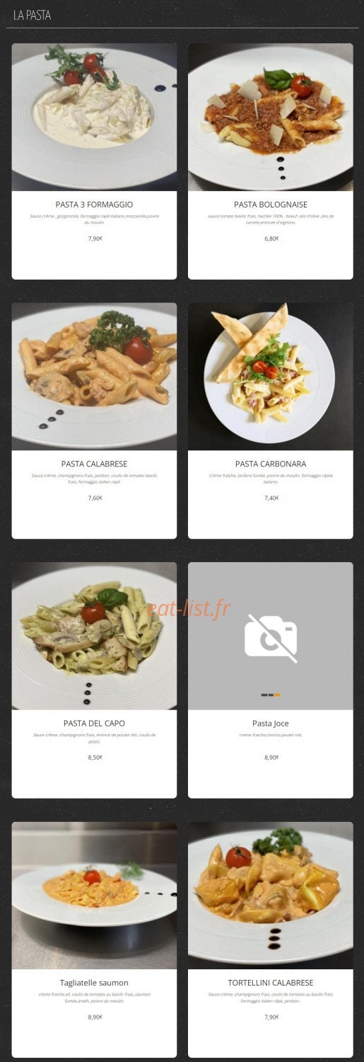 Pizza Zio — carte page 7