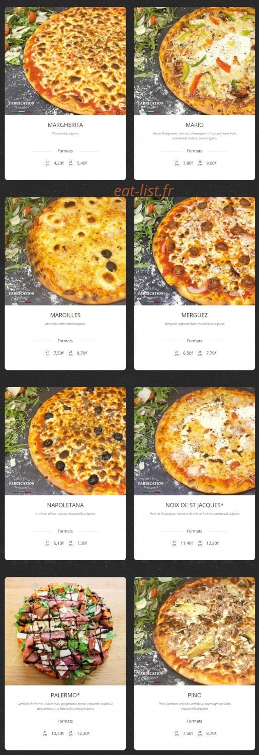 Pizza Zio — carte page 3