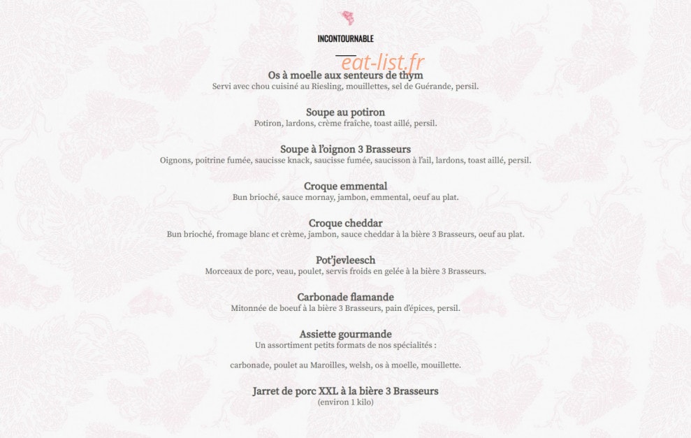 3 Brasseurs — carte page 2