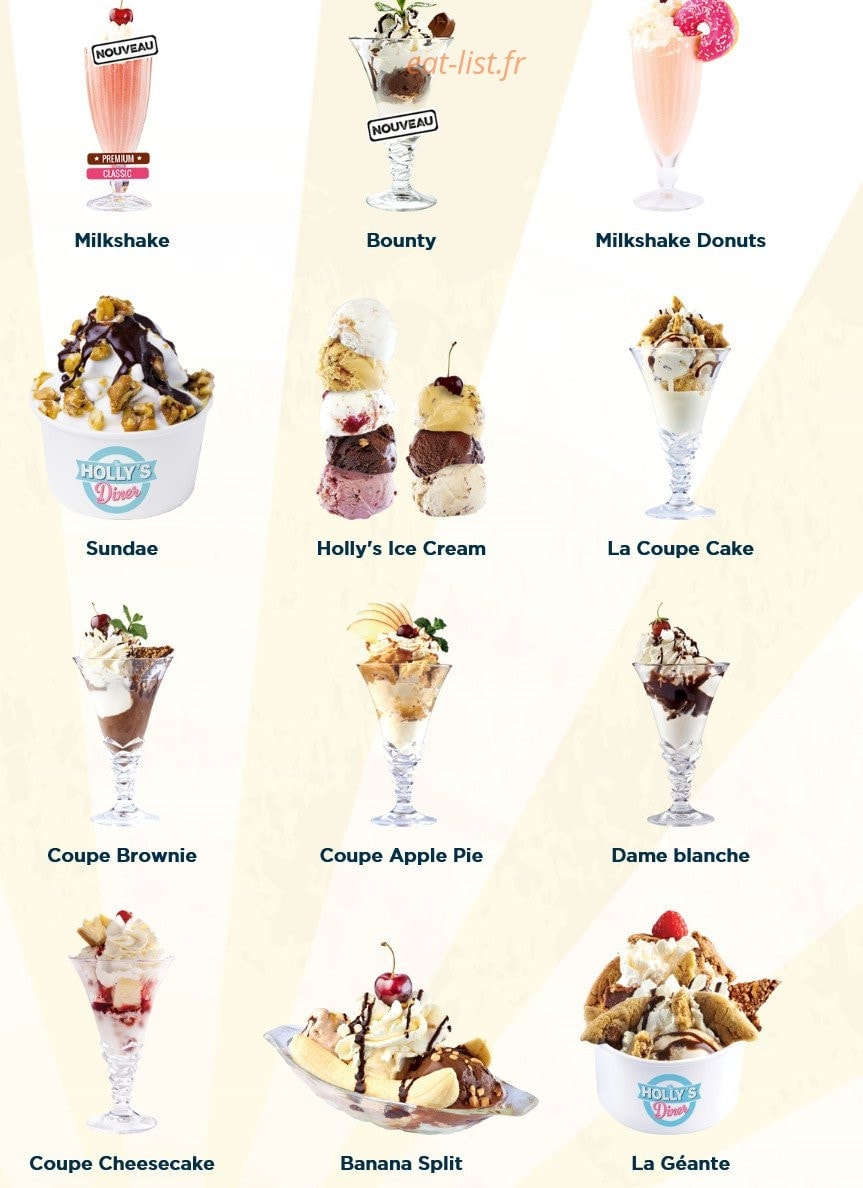 Holly's Diner — carte page 9