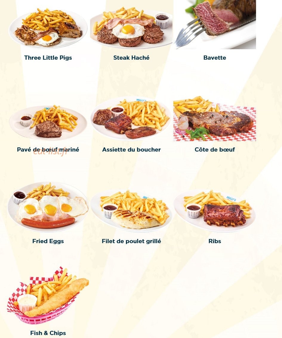 Holly's Diner — carte page 6