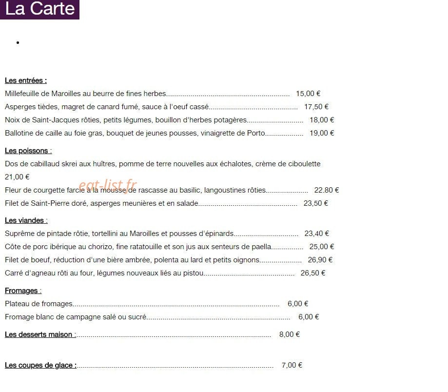 Le Carillon — carte page 3