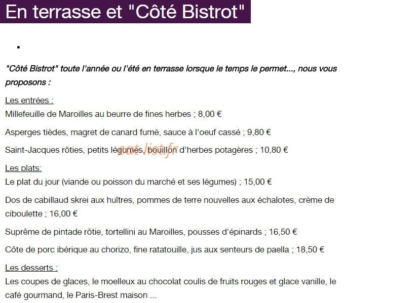 Le Carillon — carte page 4