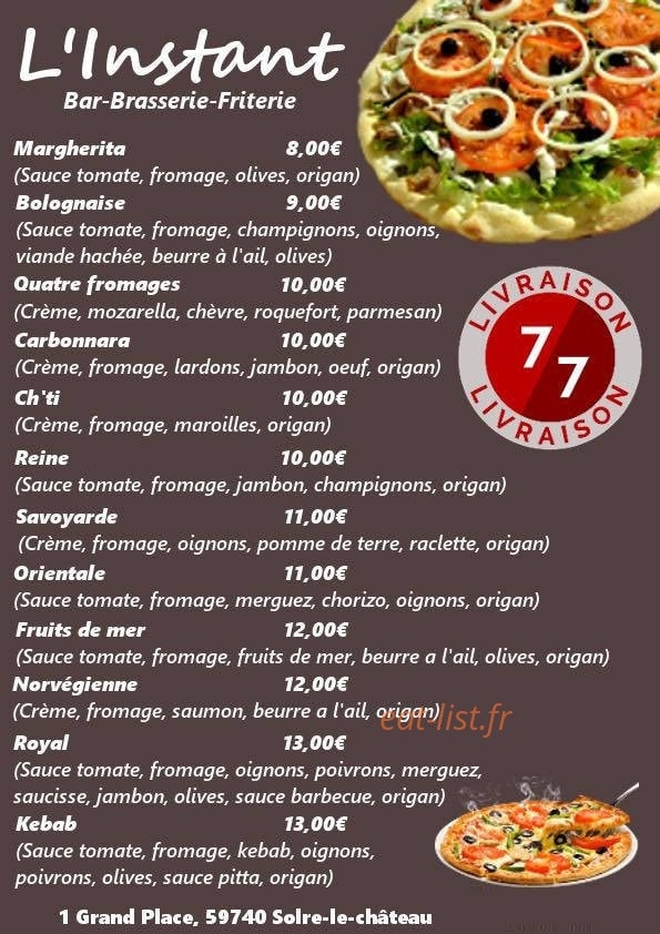 L’instant — carte page 1
