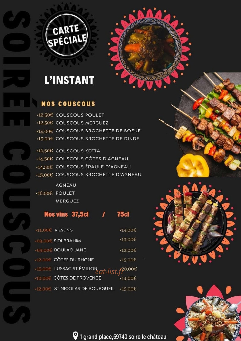 L’instant — carte page 1