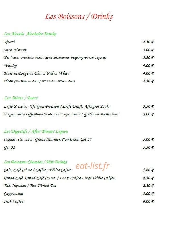 L'Emulsion — carte page 4