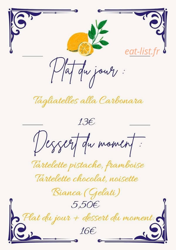 Le Milano — carte page 1
