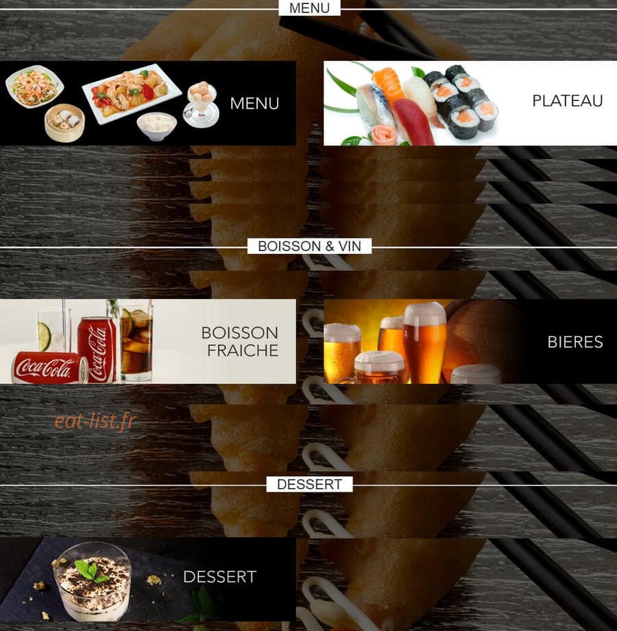 Wok Express — carte page 2