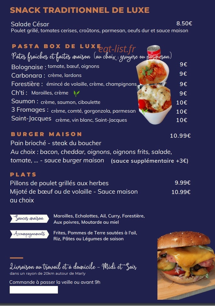 A la Sauce de Manuella — carte page 3