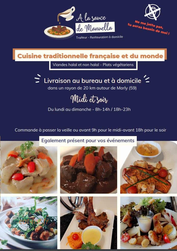 A la Sauce de Manuella — carte page 1