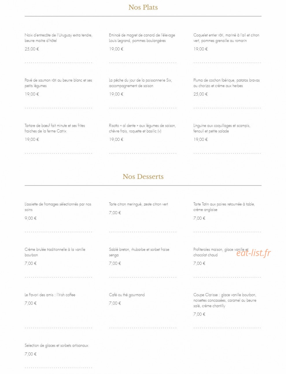 La Terrasse — carte page 2