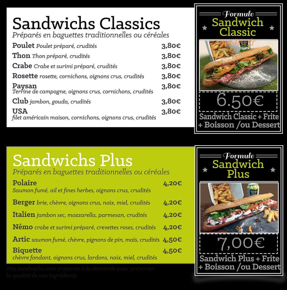 So'délice — carte page 3