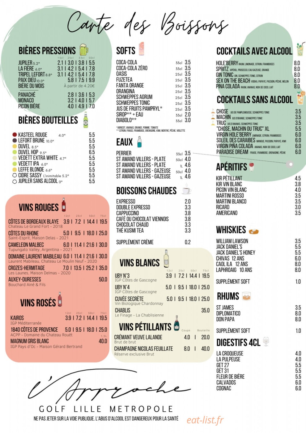 L'Approche — carte page 2