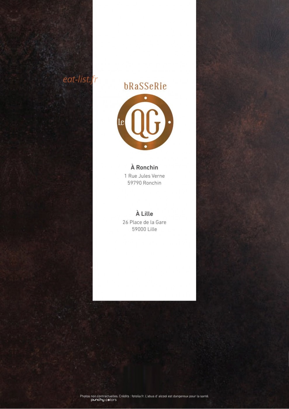 Le QG — carte page 8