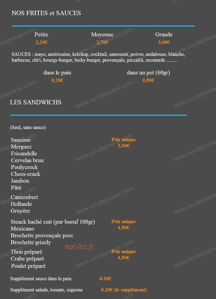 Blonde à Croquer — carte page 1