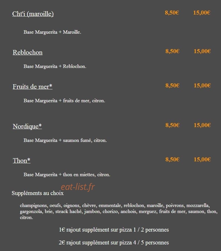 Blonde à Croquer — carte page 11