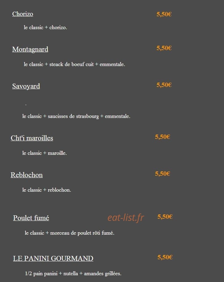 Blonde à Croquer — carte page 4
