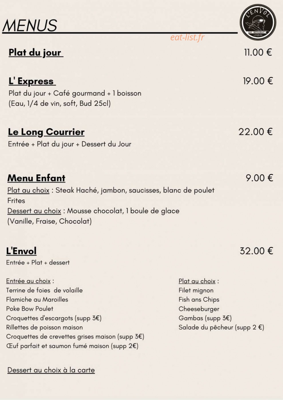 L’envol — carte page 11
