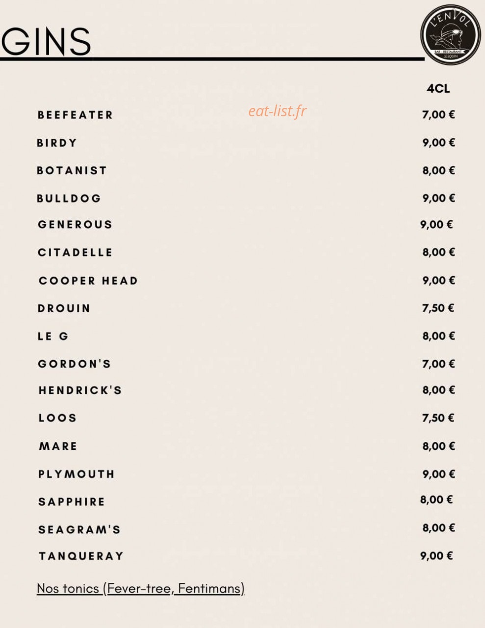 L’envol — carte page 9