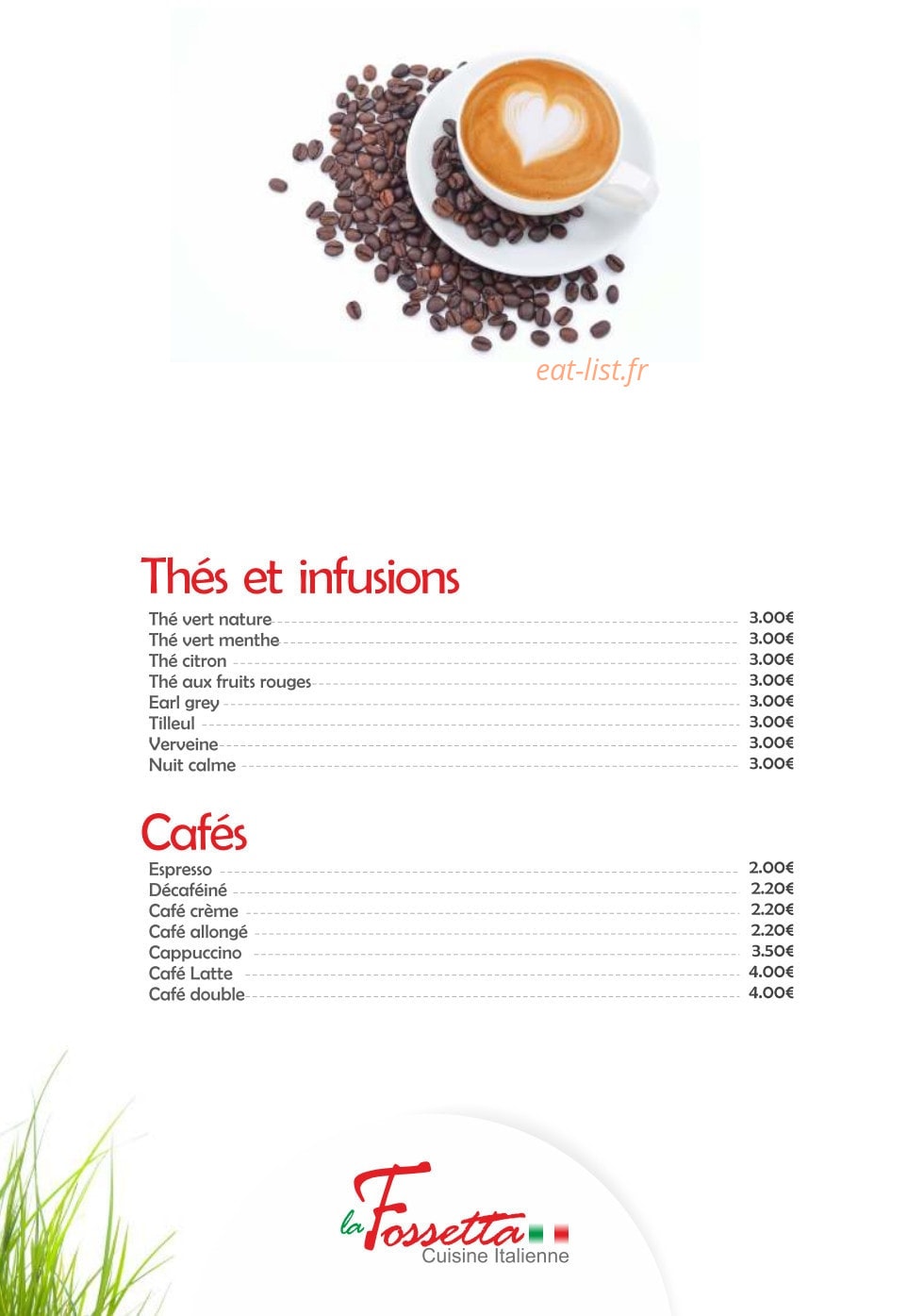 La Fossetta — carte page 10