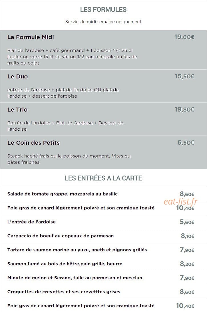 La Galiote — carte page 1