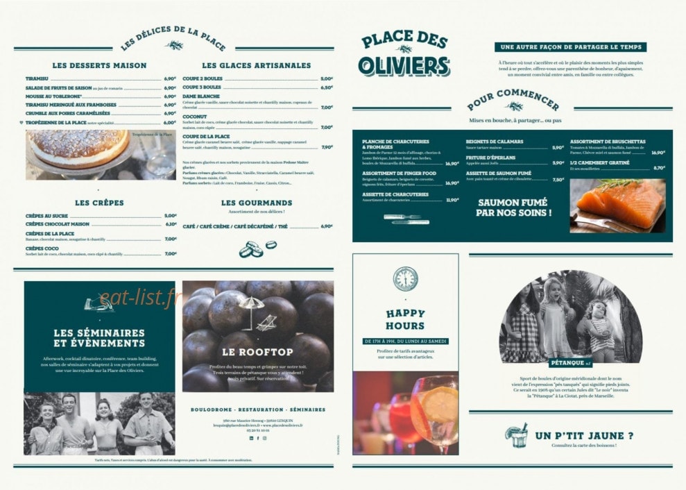Place des oliviers — carte page 2